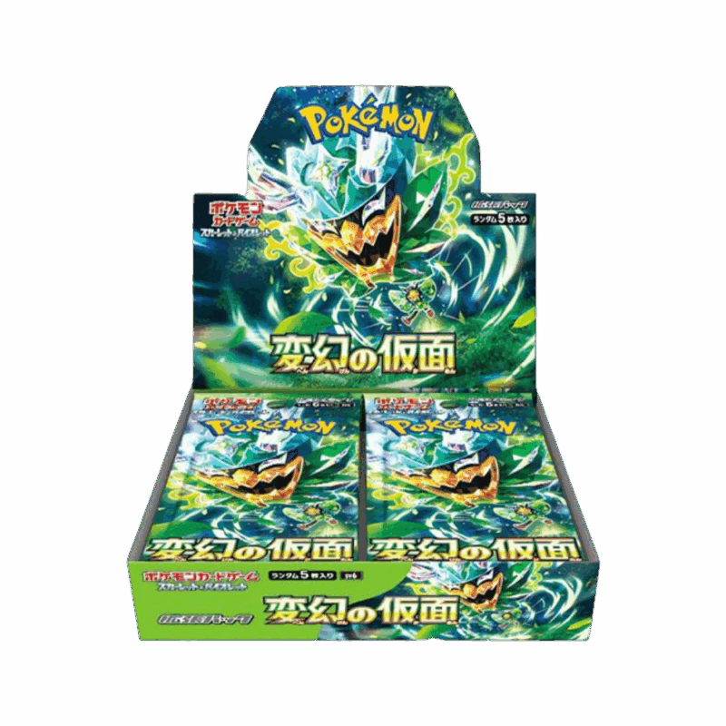 Pokemon Mask of Change Display 30 Buste JP