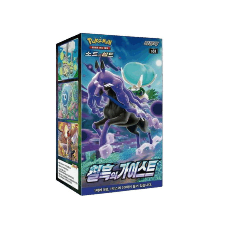 Pokemon Jet Black Spirit Display 30 Buste (KR)