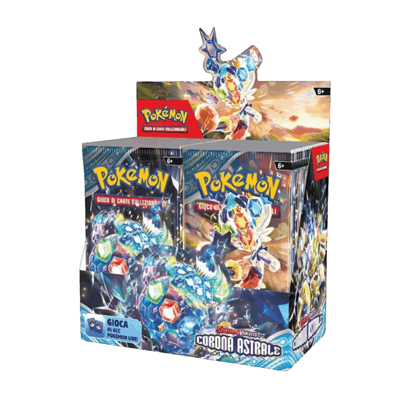 Pokemon Scarlatto e Violetto Corona Astrale Display 36 Buste IT