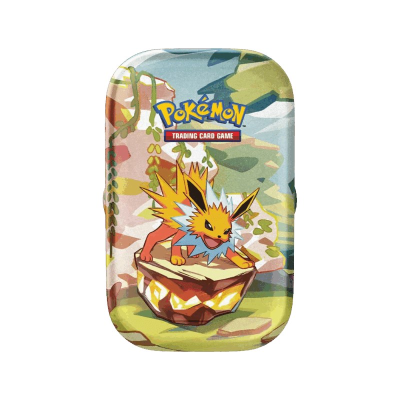 One Catch Store presenta la “Mini Tin da Collezione Evoluzioni Prismatiche Jolteon (IT)”, un set da collezione che include una moneta di Eevee, due buste dell’espansione e una carta illustrativa esclusiva dedicata a Jolteon.