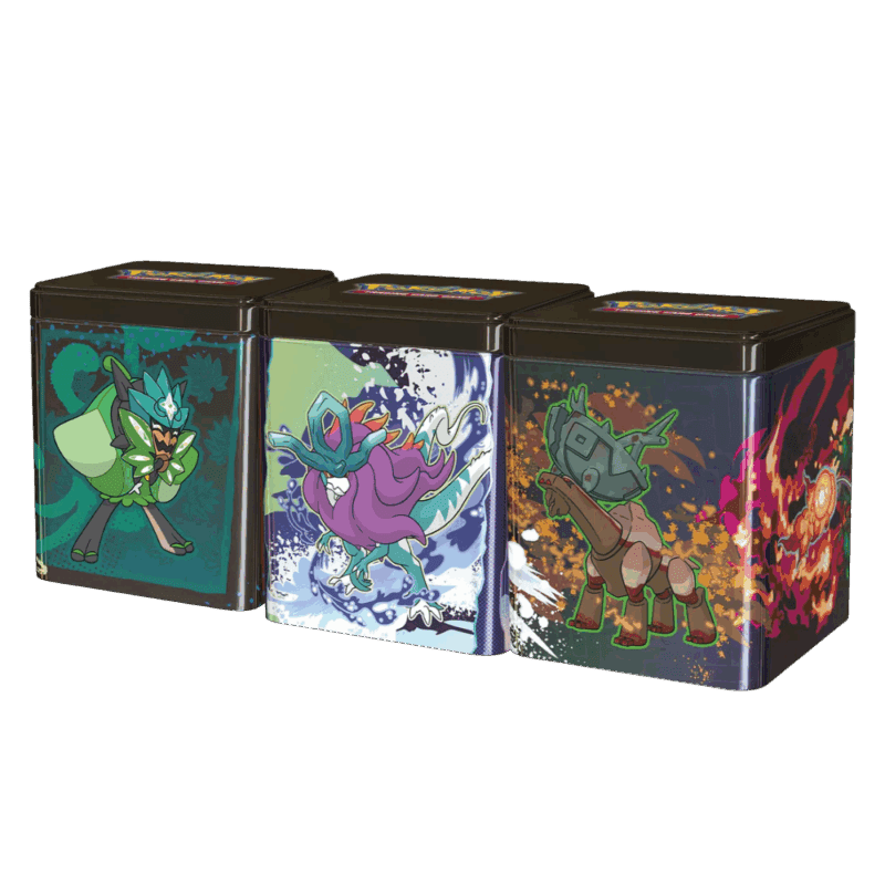 Tris Stacking Tin Pokémon Paradosso Ogerpon Quartetto Nefasto IT