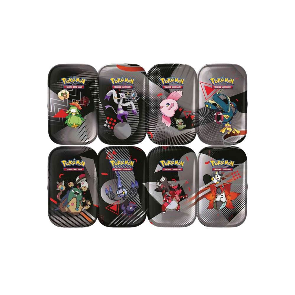 Pokemon Mini Tin Luce Nera E Fuoco Bianco – Set 8 Artwork (IT) - One ...
