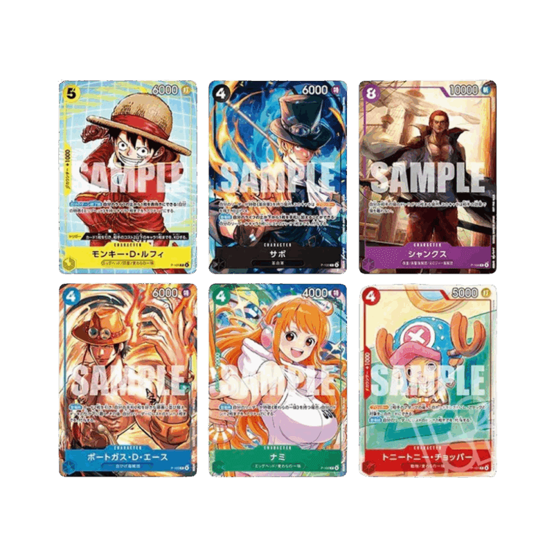 One Piece McDonald's Promo Full Set 6 Carte JP